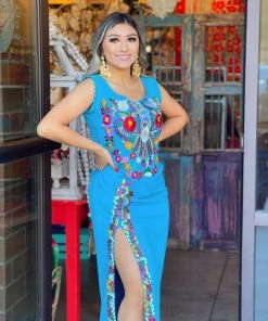 Folklore & Tradition Traditional Sarah’s Date Night - Blue