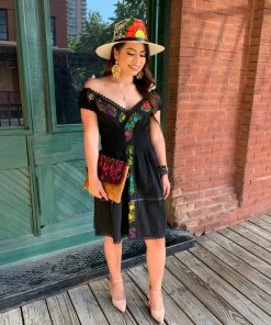 Folklore & Tradition Cammie Dress Off-Shoulder