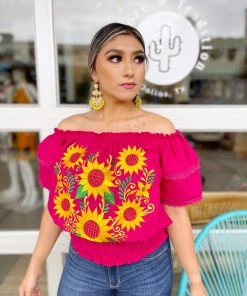 Folklore & Tradition Girasol Off-Shoulder