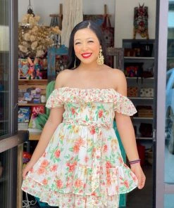 Folklore & Tradition Sophie Mini Dress Moderna Collection