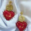 Folklore & Tradition Earrings San Antonino Hearts No.21
