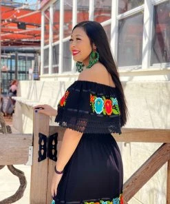 Folklore & Tradition Campesino Floral Lace (Black) *Premium* 5 Folklore & Tradition Campesino Floral Lace (Black) *Premium*