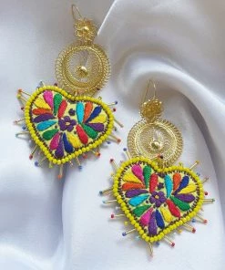 Folklore & Tradition San Antonino Hearts No.18 Earrings