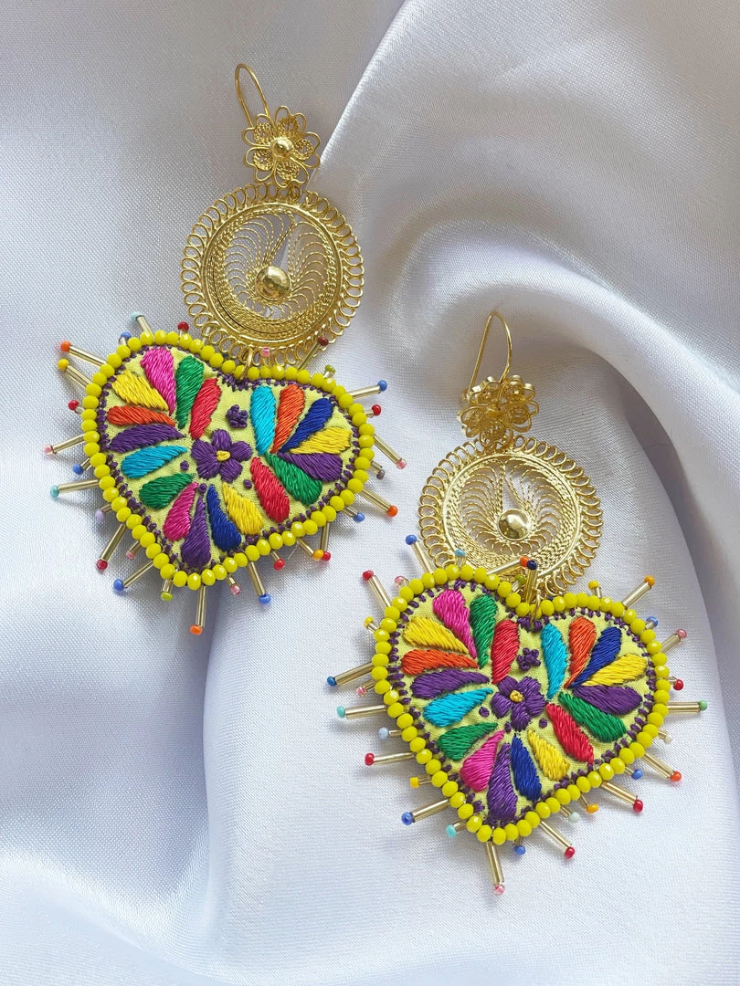 Folklore & Tradition San Antonino Hearts No.18 Earrings 1 Folklore & Tradition San Antonino Hearts No.18 Earrings