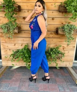 Folklore & Tradition Bottoms Sophie Jumper - Azul Silk