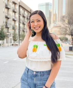 Folklore & Tradition Sales 4 Folklore & Tradition Lemon Lace Top