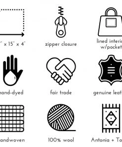 Folklore & Tradition Snowflake Tote BAGS 11 Folklore & Tradition Snowflake Tote BAGS