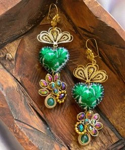 Folklore & Tradition Heart Filigree No.02 Earrings