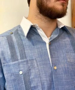 Folklore & Tradition Denim Guayabera MEN