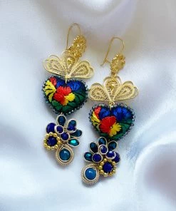 Folklore & Tradition Heart Filigree No.05 Earrings