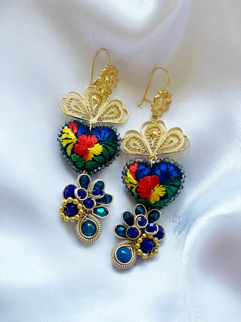 Folklore & Tradition Heart Filigree No.05 Earrings 1 Folklore & Tradition Heart Filigree No.05 Earrings