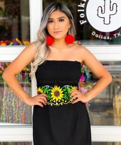 Folklore & Tradition Catalina Dress - Sunflowers