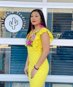 Folklore & Tradition Traditional Ruffled Verano Dress